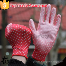 SRSAFETY 13 Gauge direkt kaufen china PU Garten Handschuhe / Schutzhandschuhe